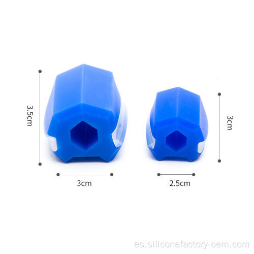 Entrenador de la línea de la mandíbula del masador de silicona